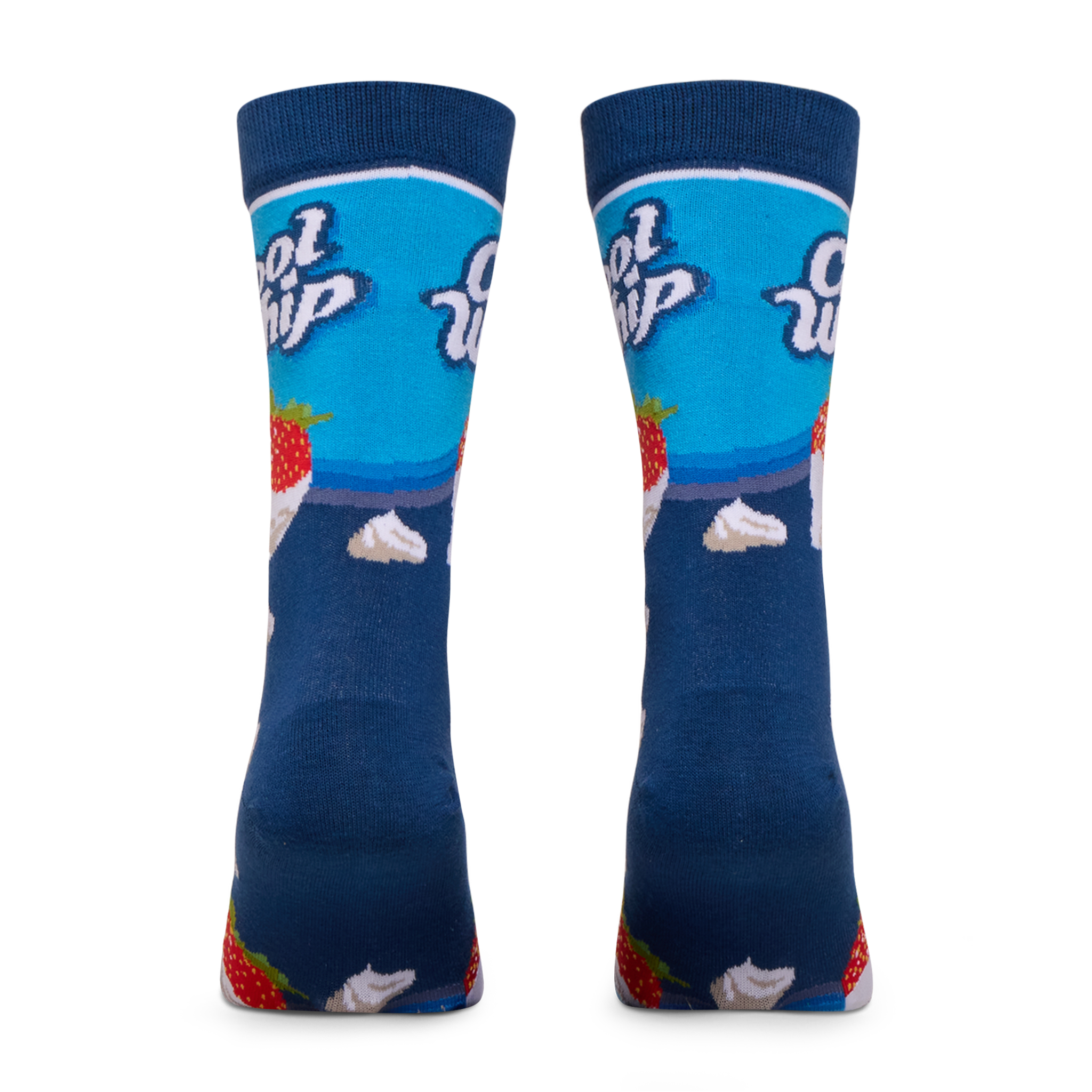 Cool Whip Dipped Crew Socks