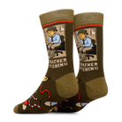 I'd Rather Be Fishing Crew Socks
