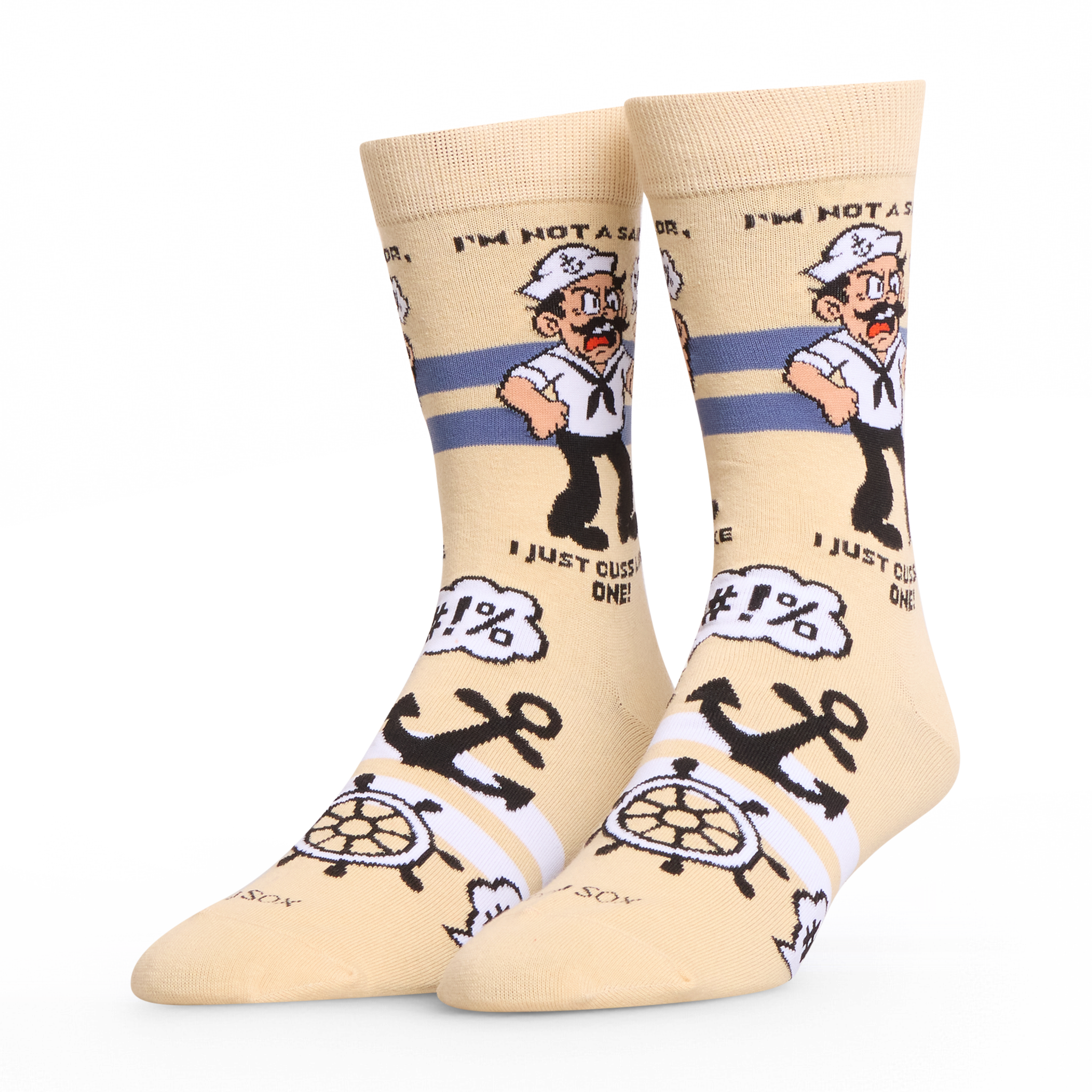 Not A Sailor, I Just Cuss Crew Socks