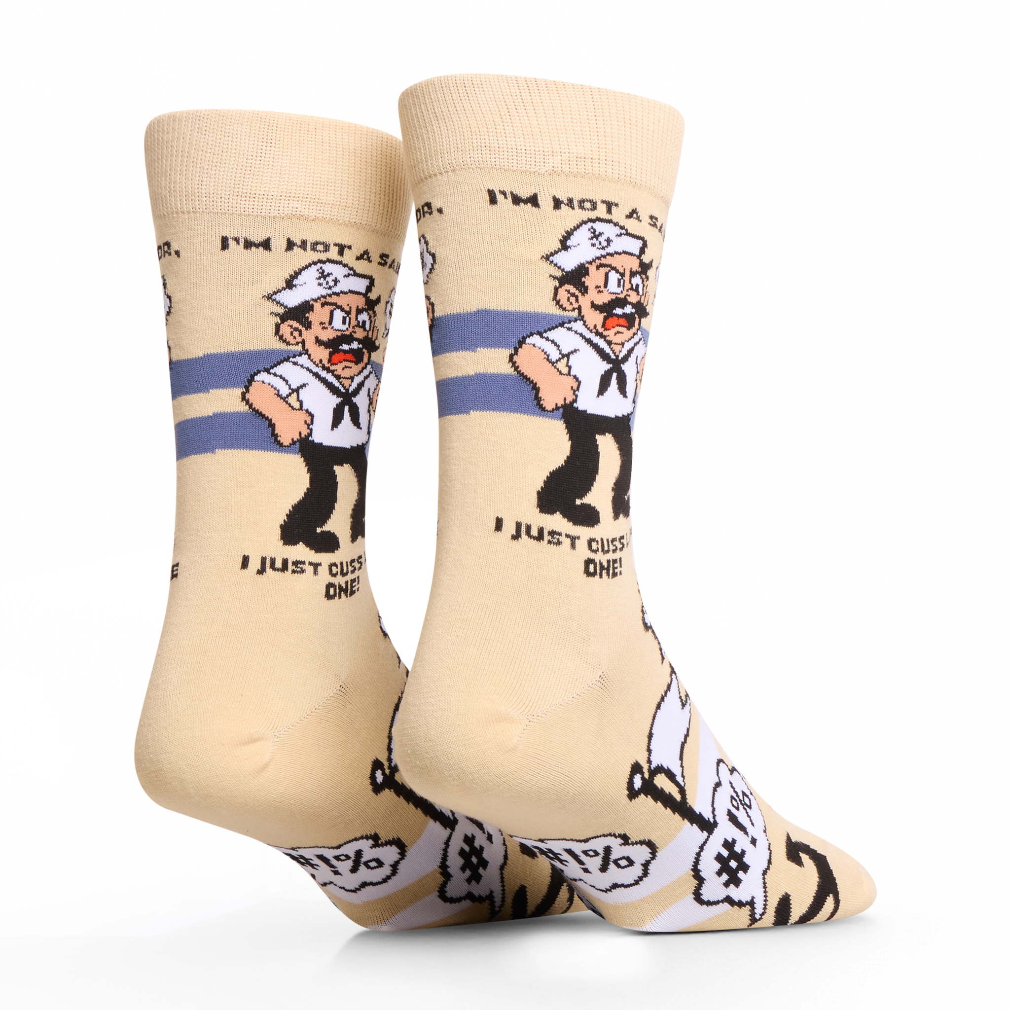Not A Sailor, I Just Cuss Crew Socks