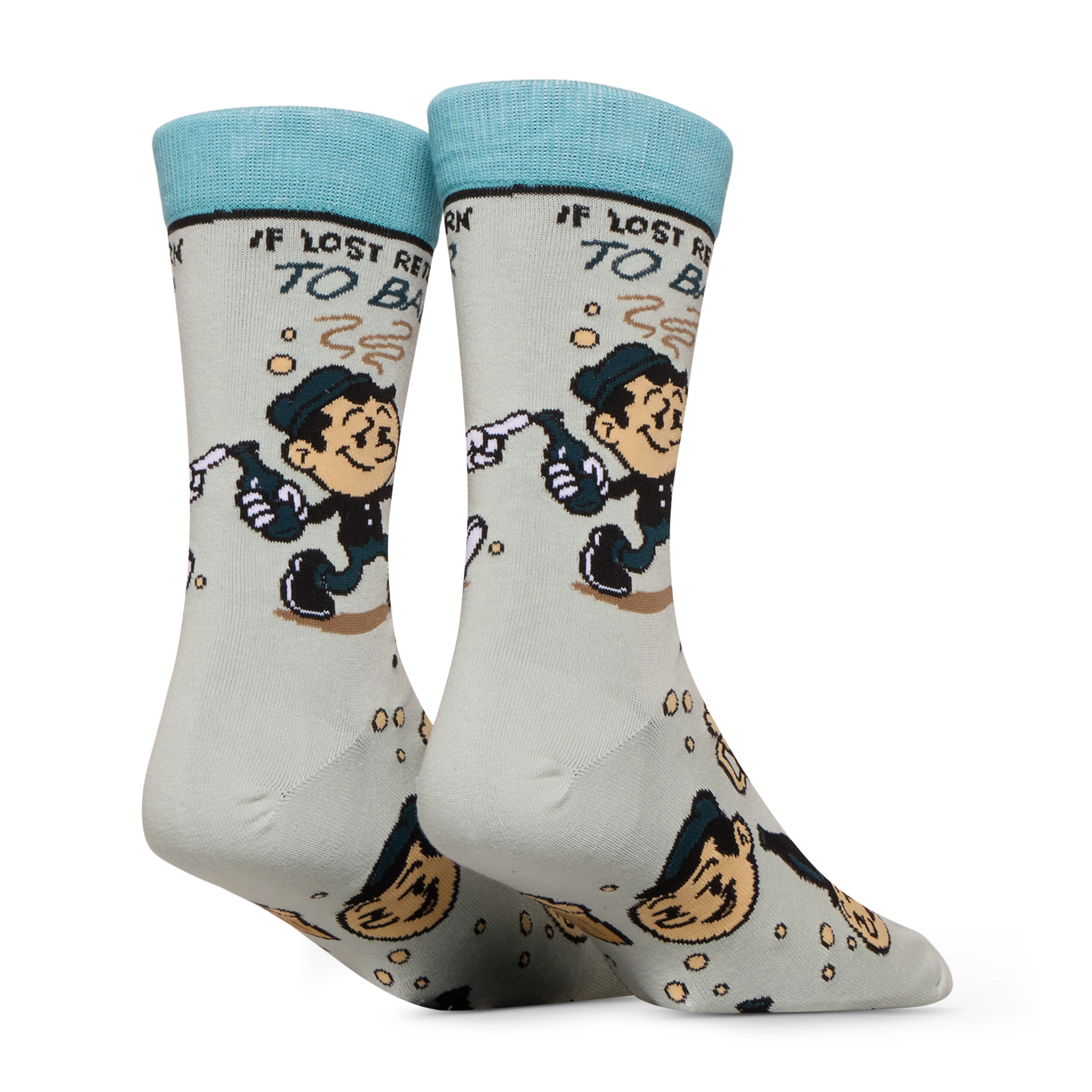 If Lost Return To Bar Crew Socks