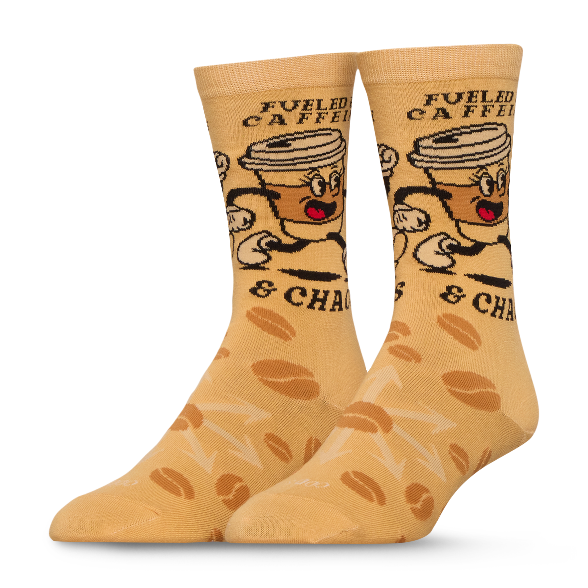 Fueled By Caffeine Crew Socks