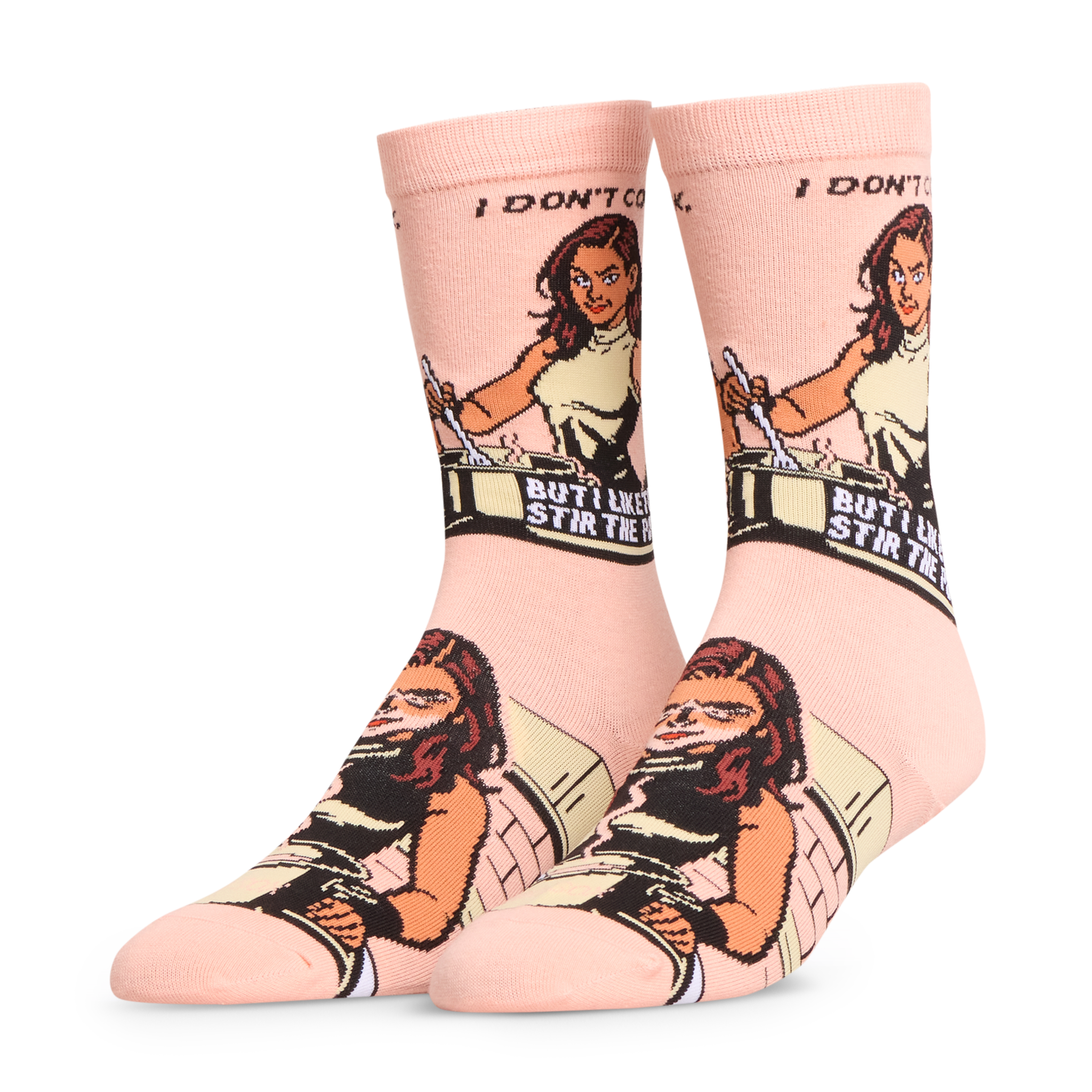 I Dont Cook, I Stir Crew Socks