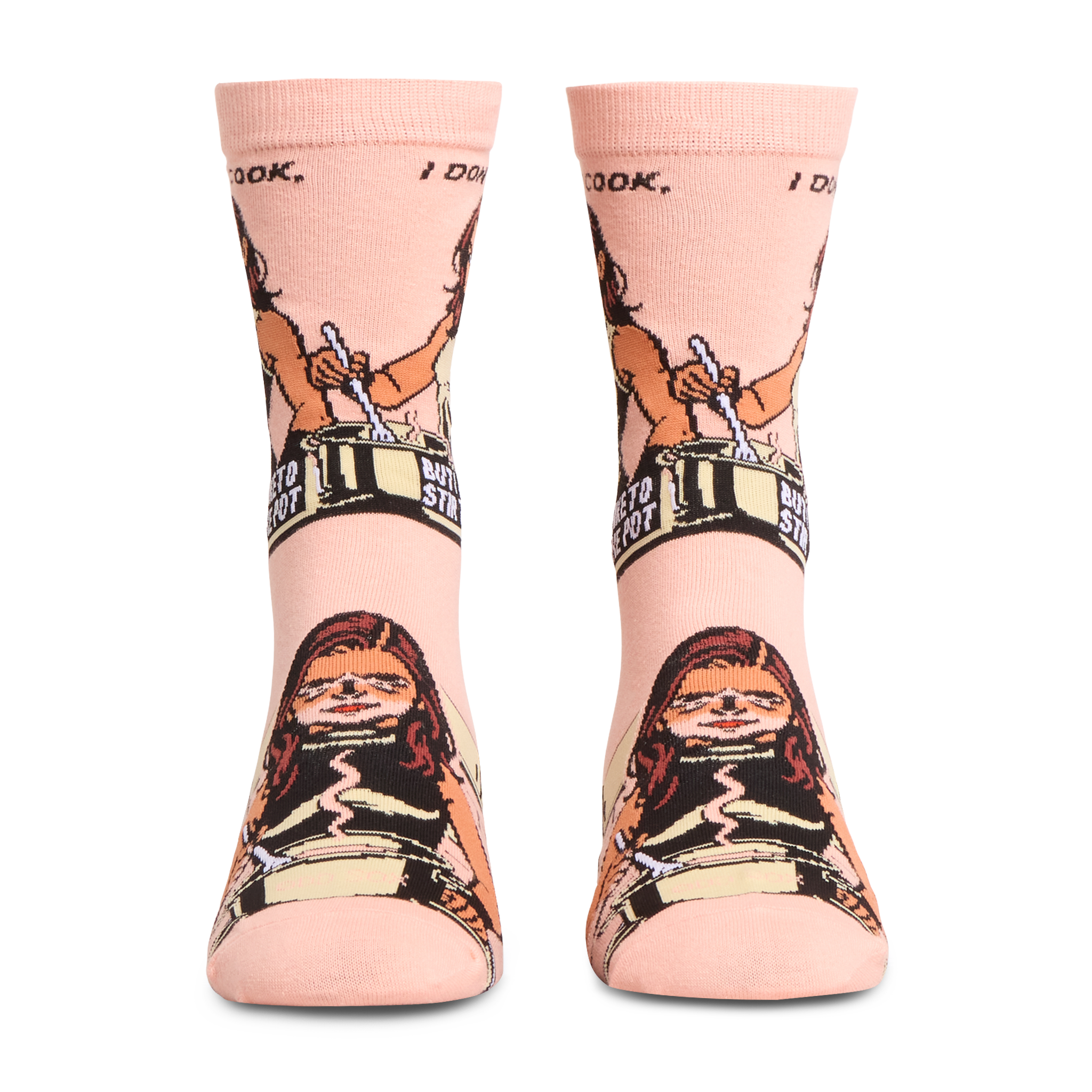 I Dont Cook, I Stir Crew Socks