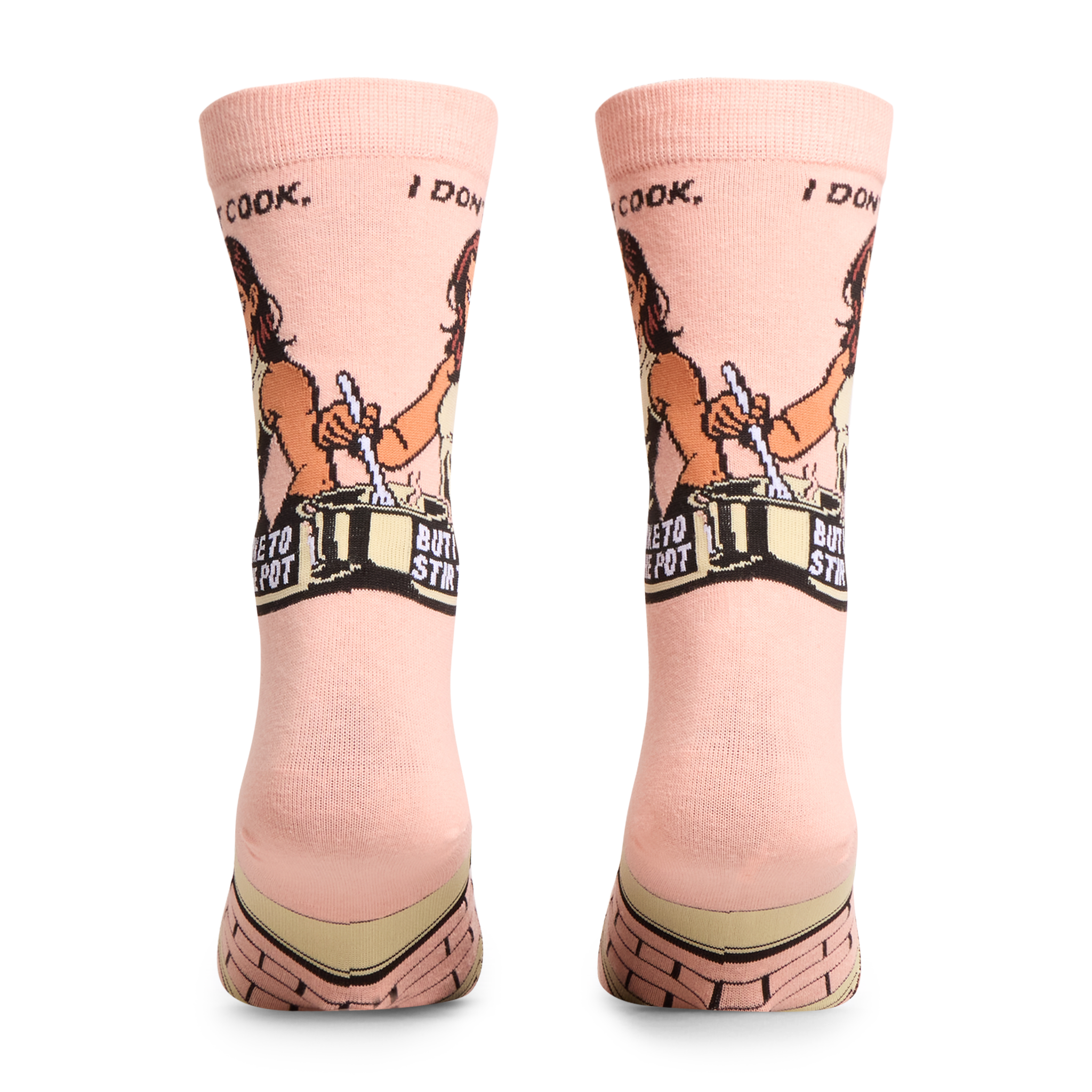I Dont Cook, I Stir Crew Socks