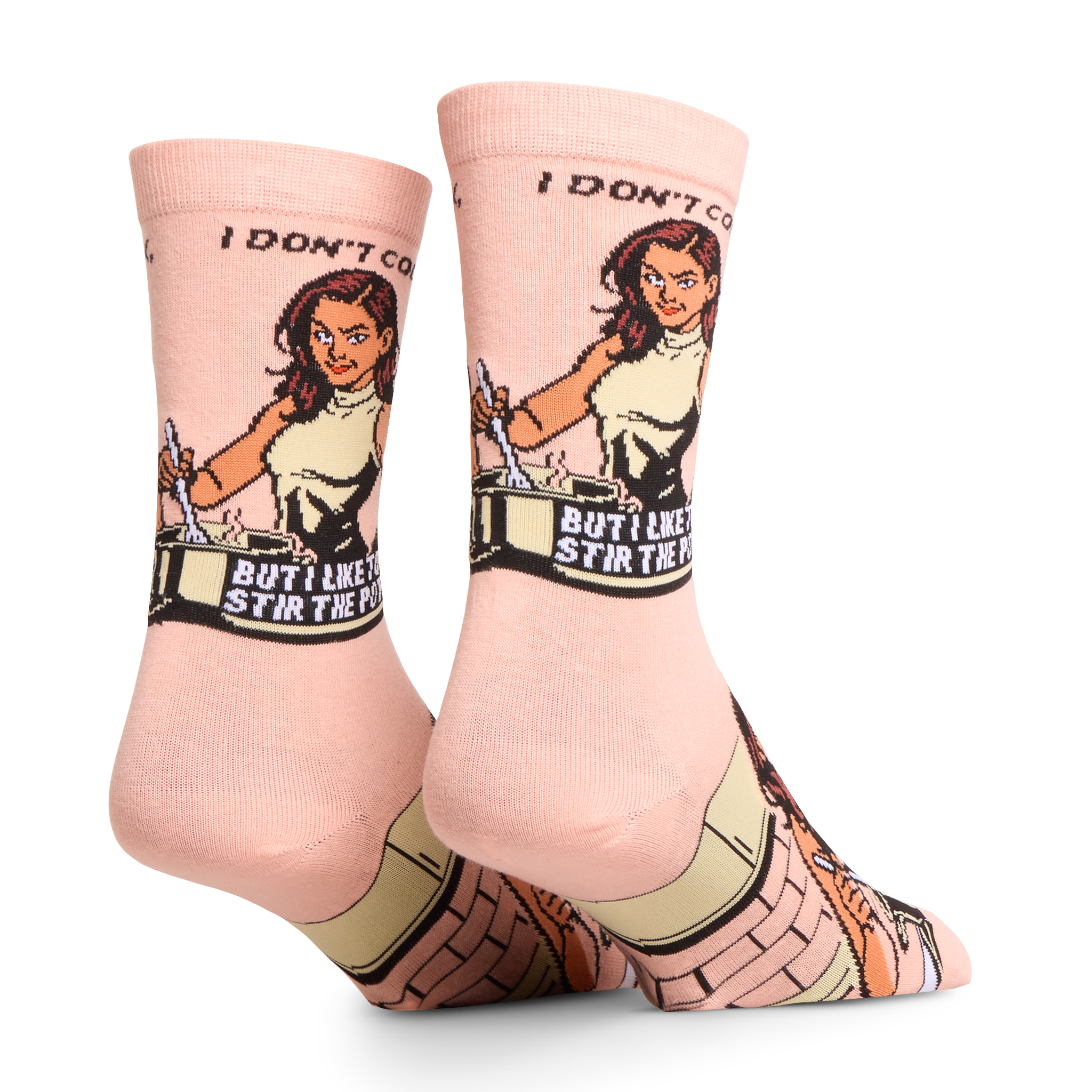 I Dont Cook, I Stir Crew Socks