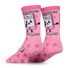 Social Battery Low Crew Socks