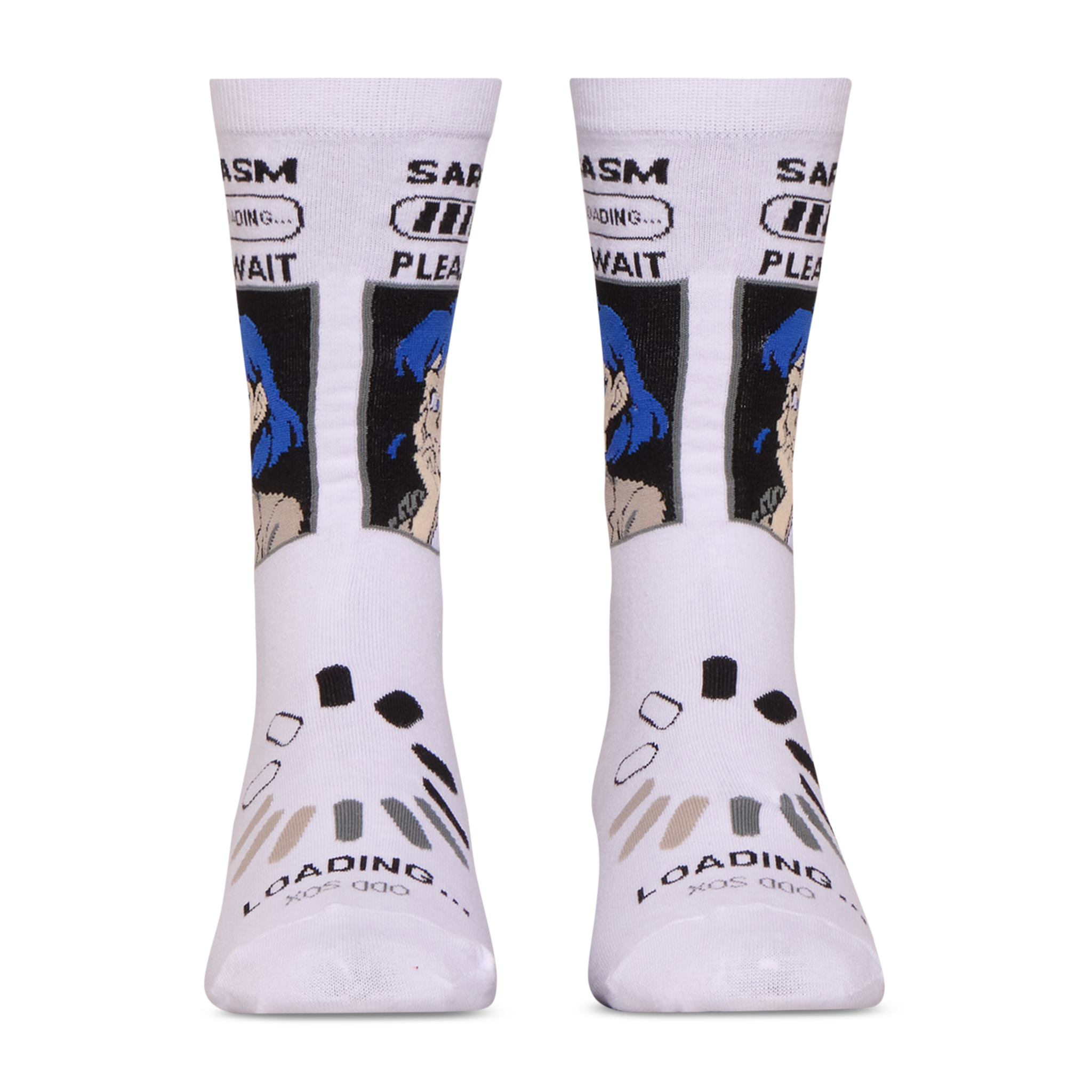 Sarcasm Loading Crew Socks