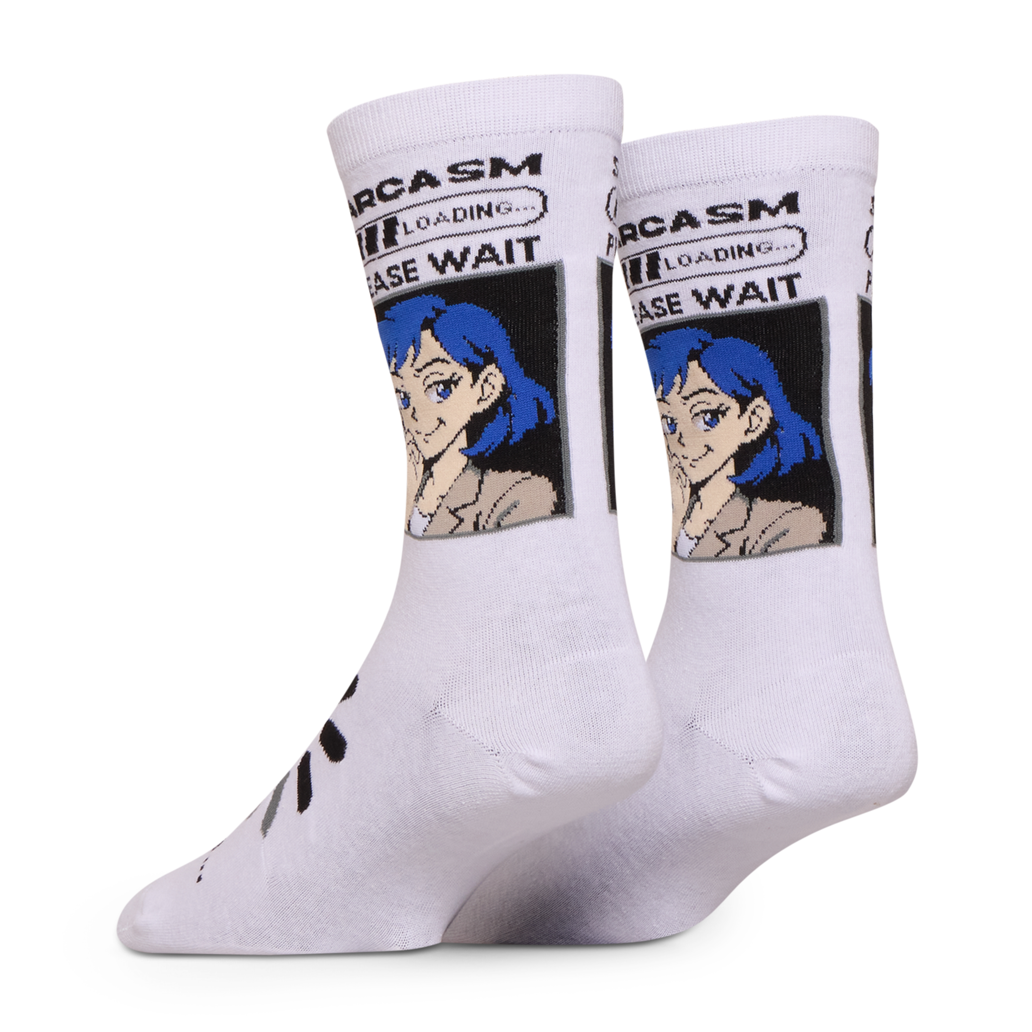 Sarcasm Loading Crew Socks