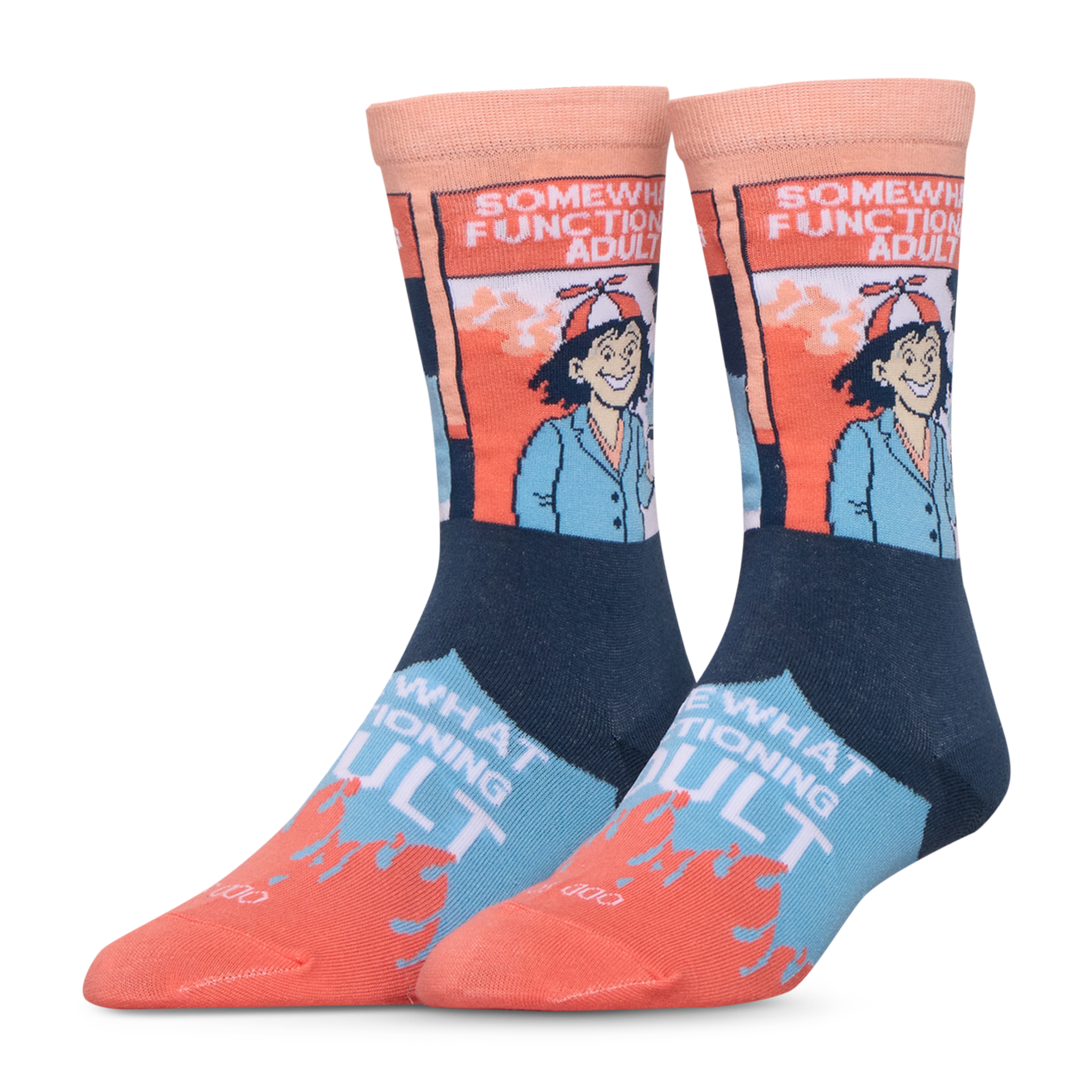 Somewhat Functioning Adult Crew Socks
