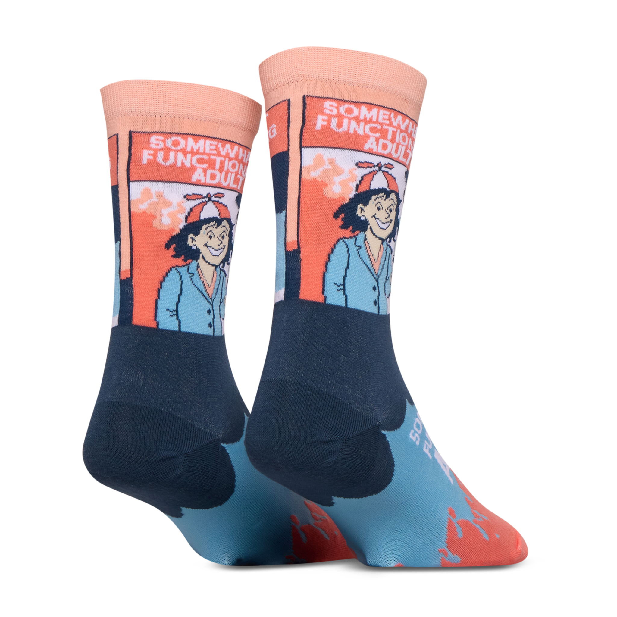 Somewhat Functioning Adult Crew Socks
