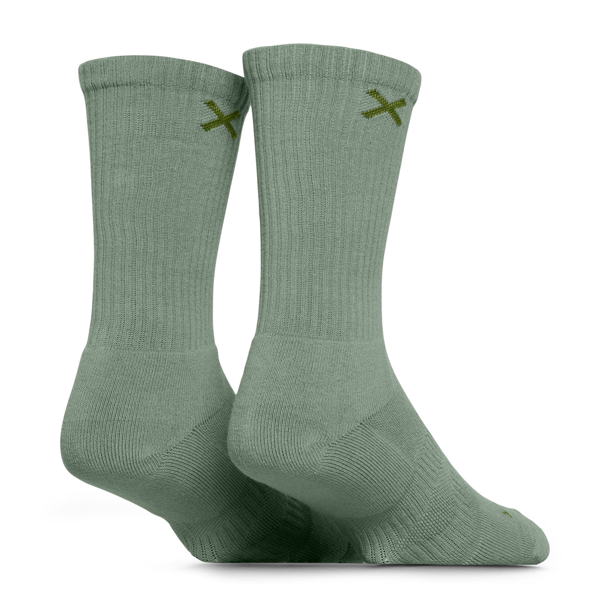 Basix Men's Everyday Crew Socks