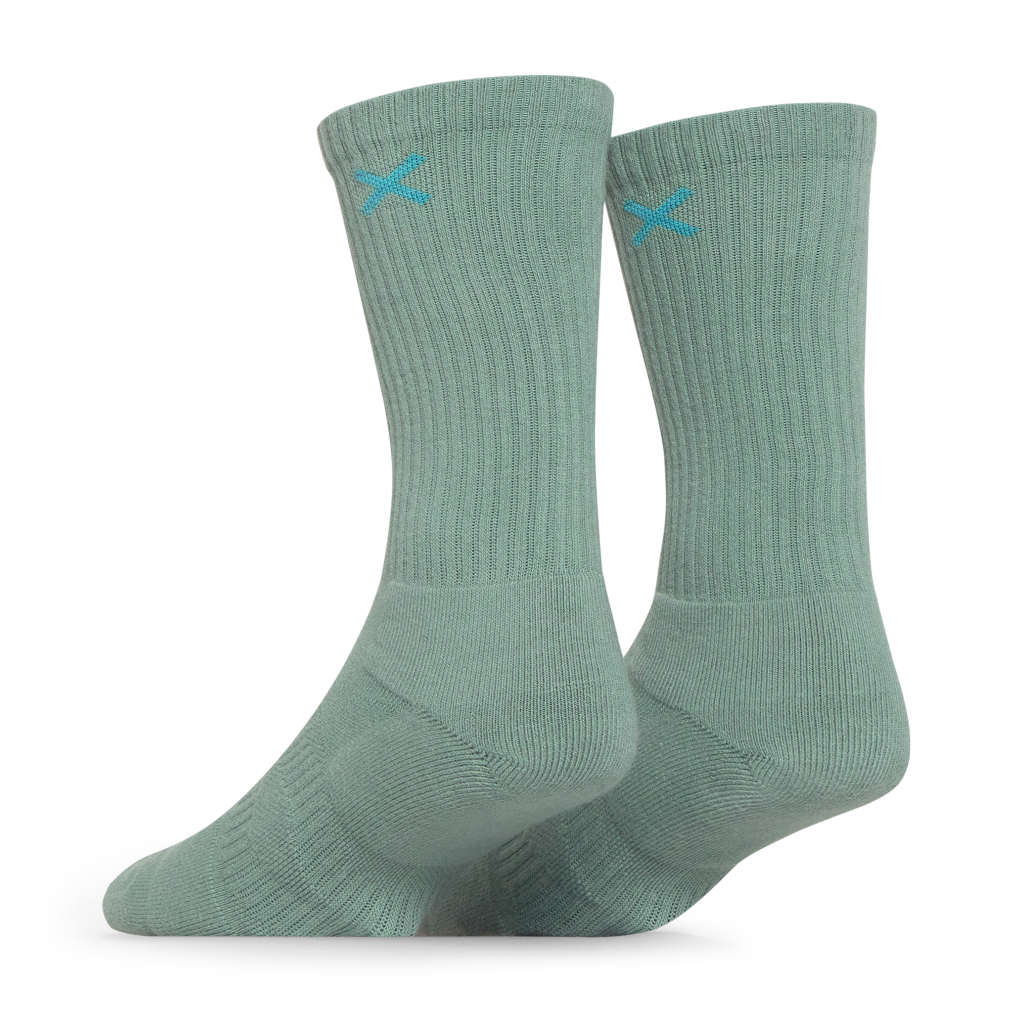 Basix Men's Everyday Crew Socks