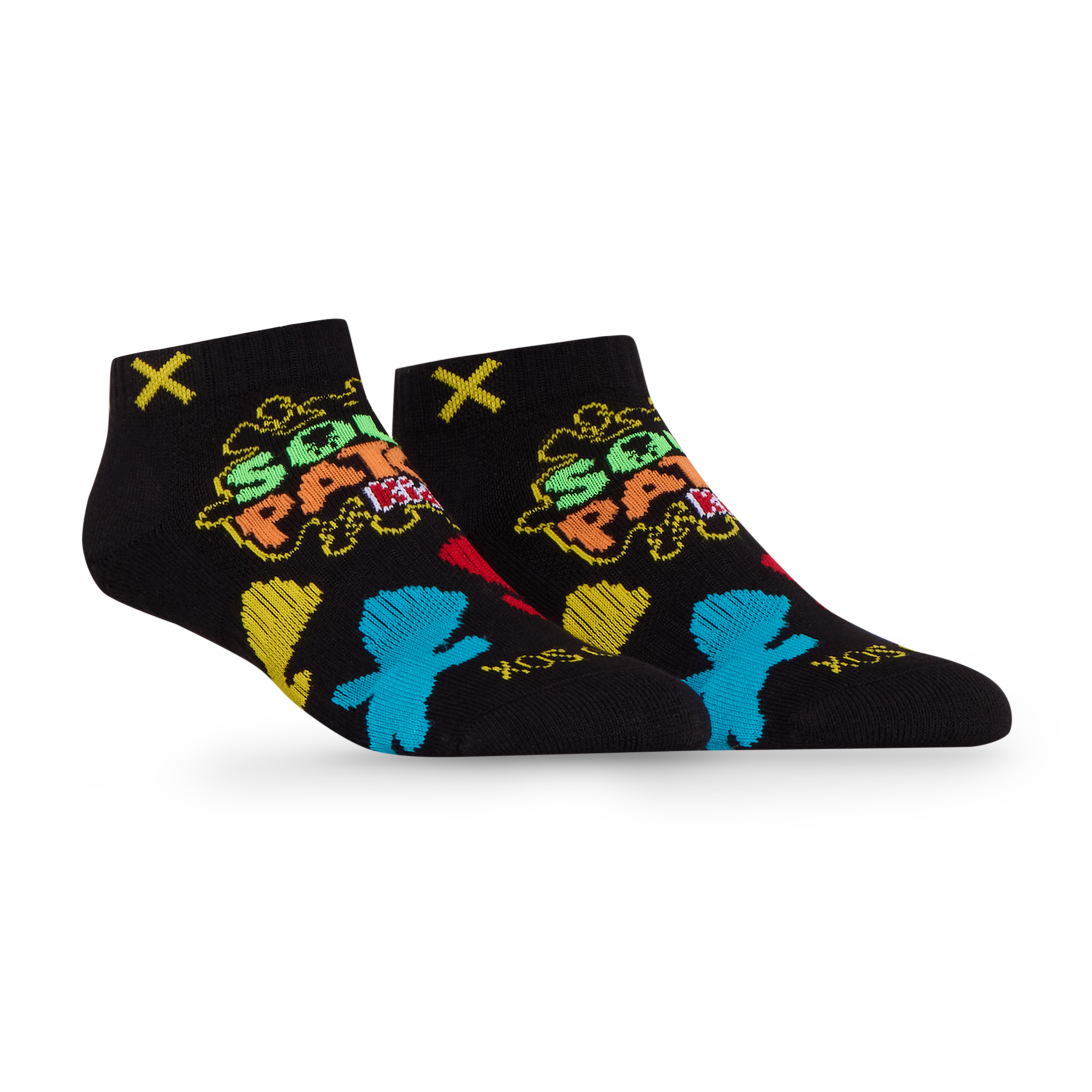Sour Patch Kids Black Ankle Socks