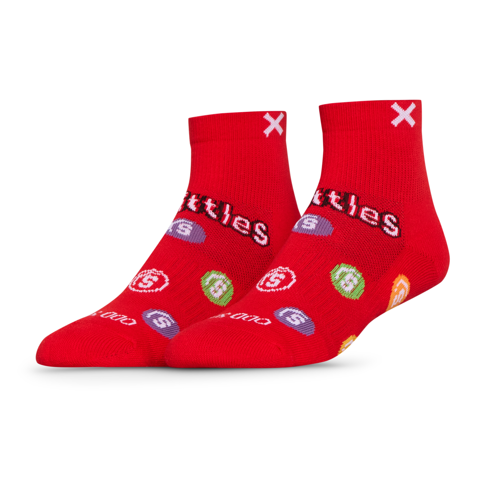 Skittles Quarter Socks