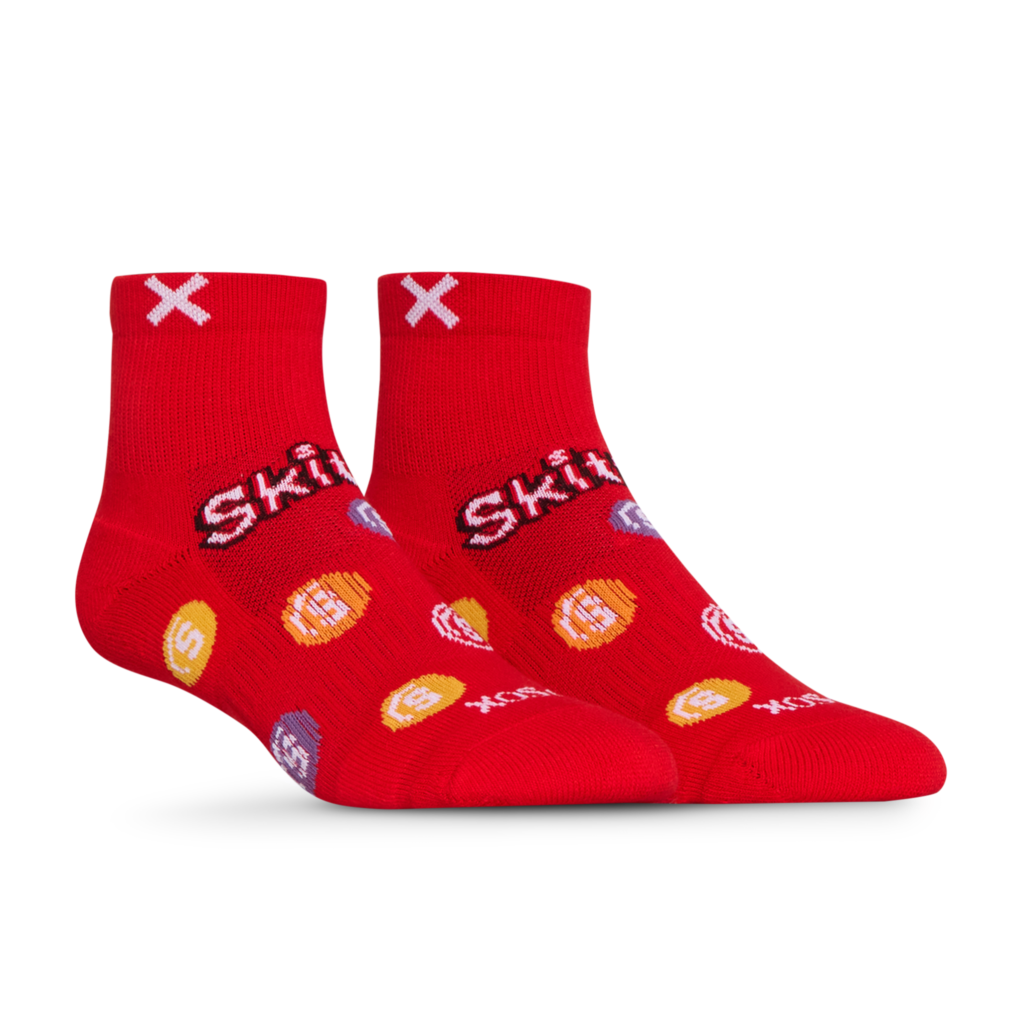 Skittles Quarter Socks
