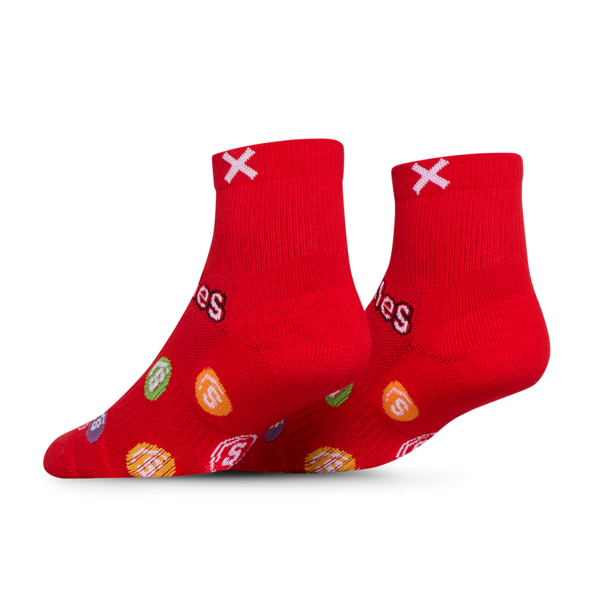 Skittles Quarter Socks
