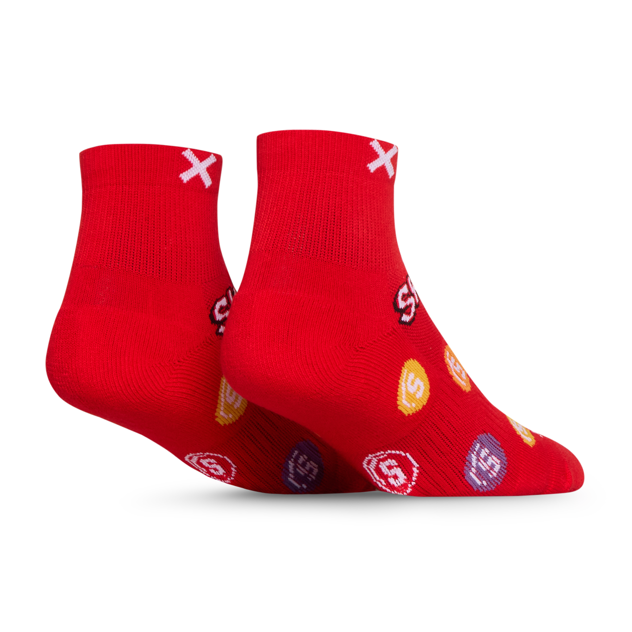 Skittles Quarter Socks