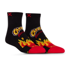 Cheetos Flamin' Hot Quarter Socks