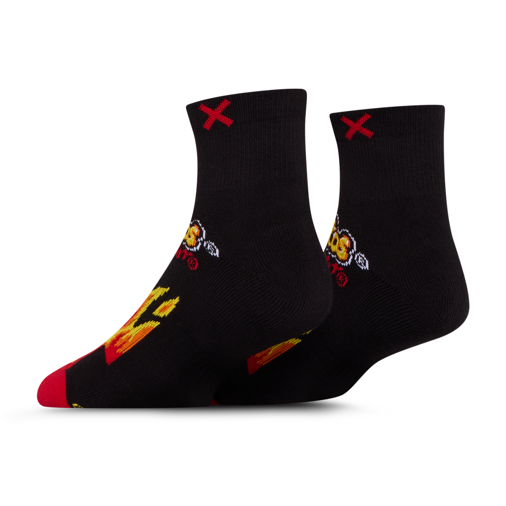 Cheetos Flamin' Hot Quarter Socks