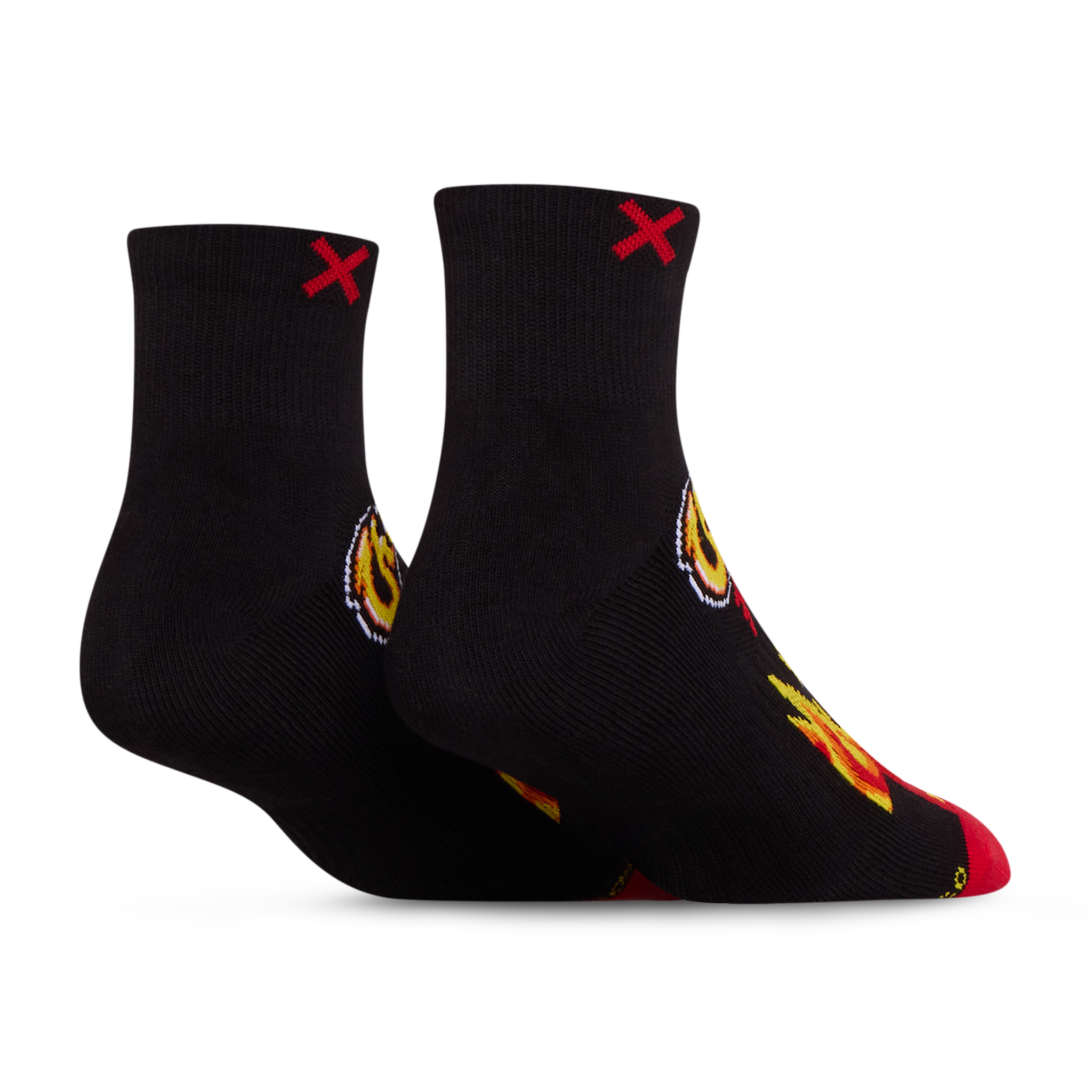 Cheetos Flamin' Hot Quarter Socks