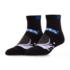 Oreo Black Quarter Socks