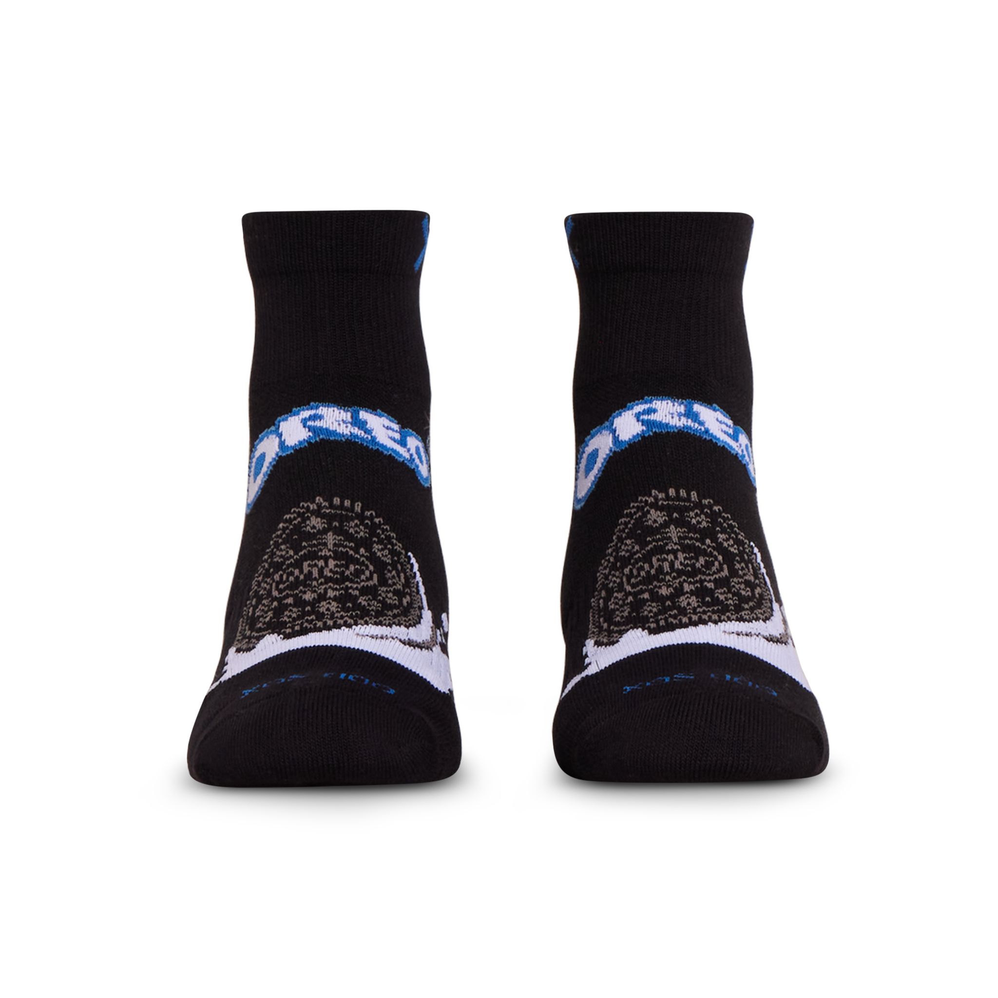 Oreo Black Quarter Socks