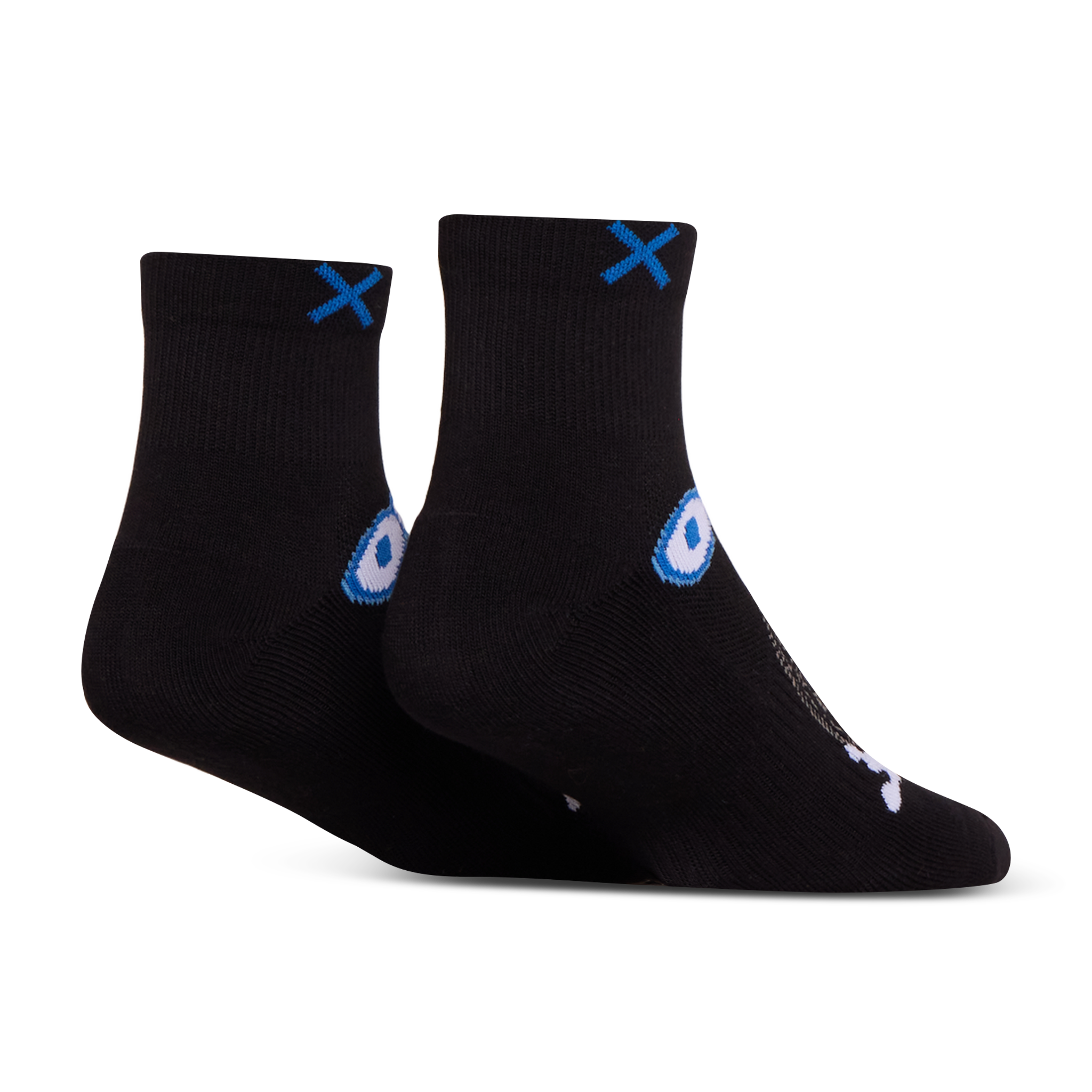Oreo Black Quarter Socks