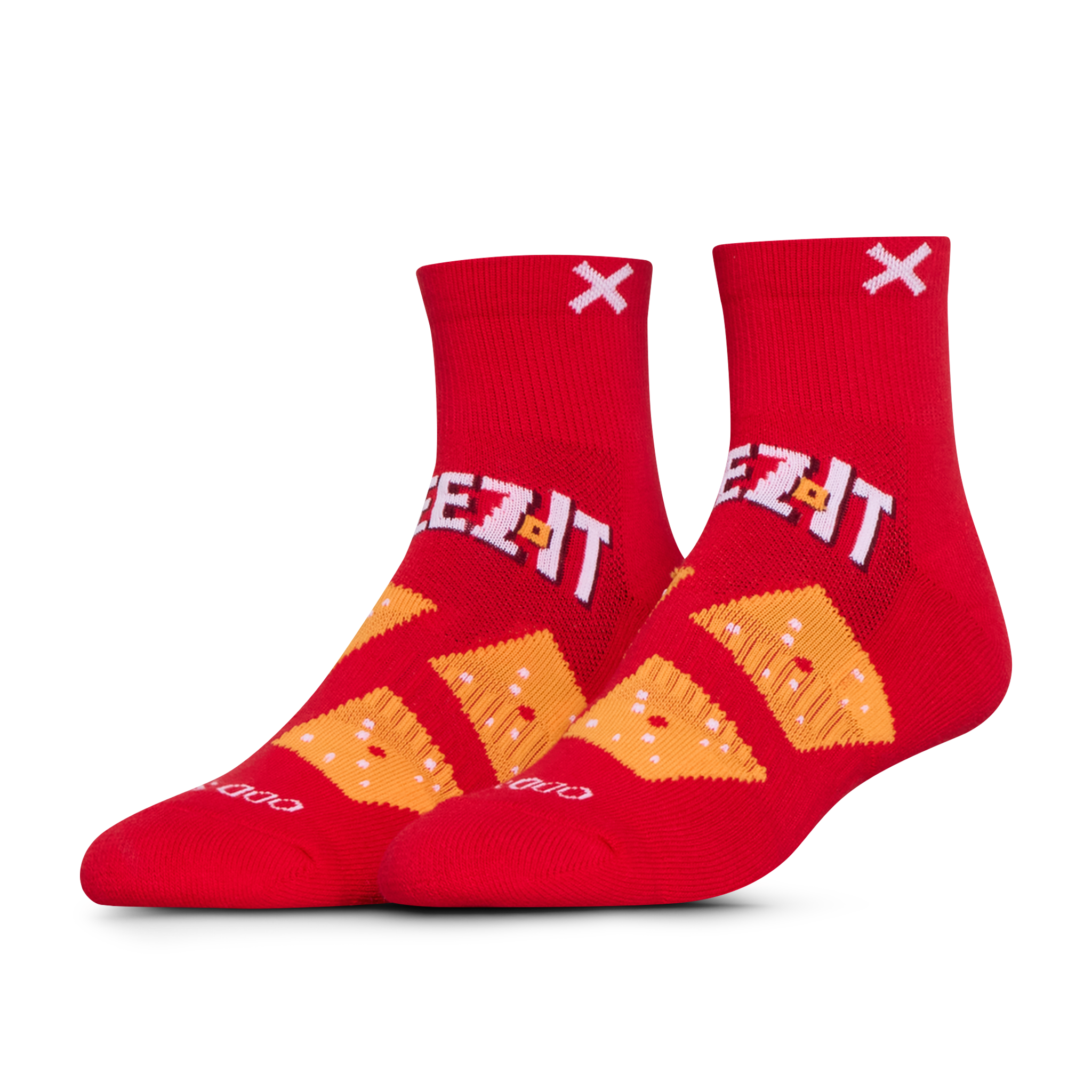 Cheez-It Quarter Socks