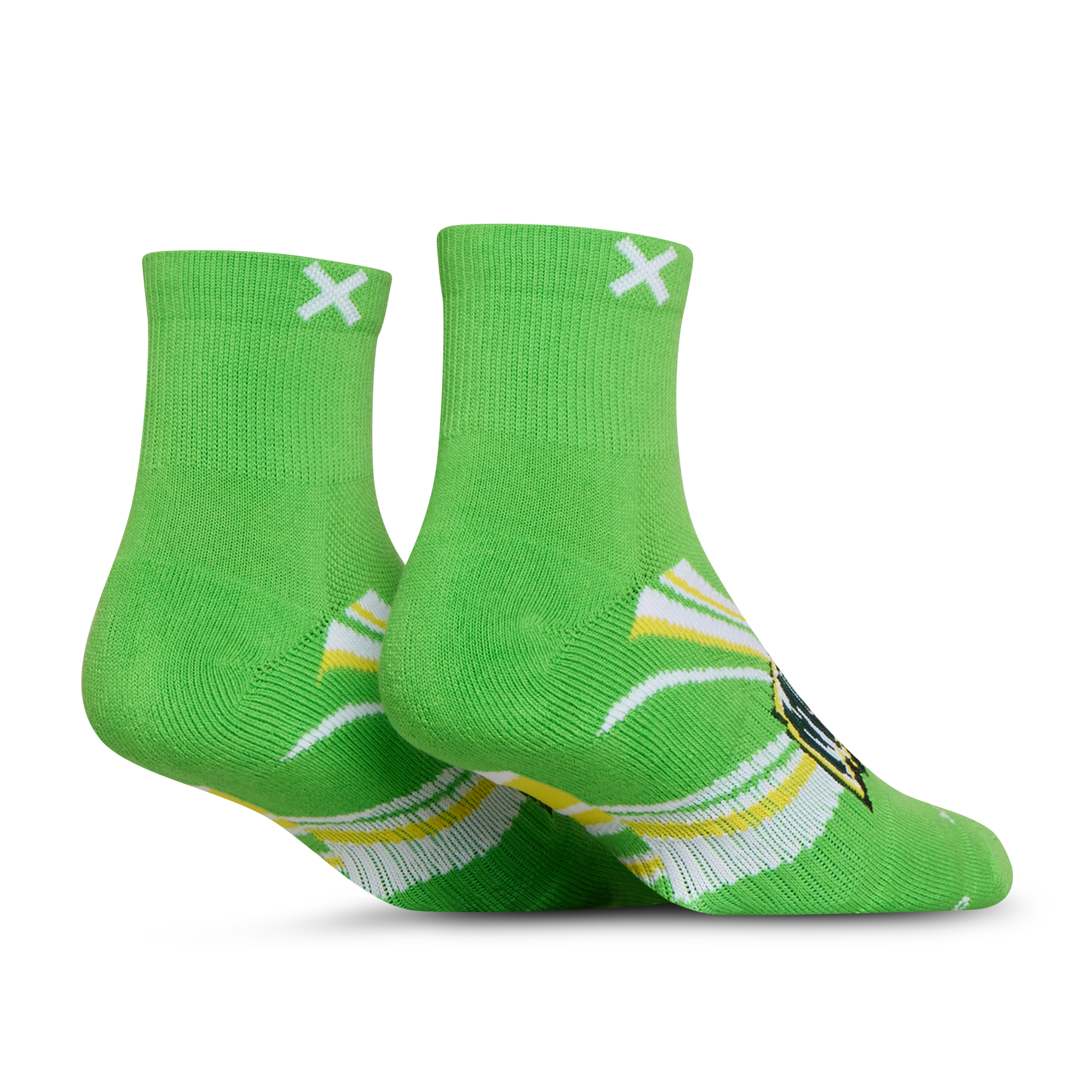 Mountain Dew Quarter Socks