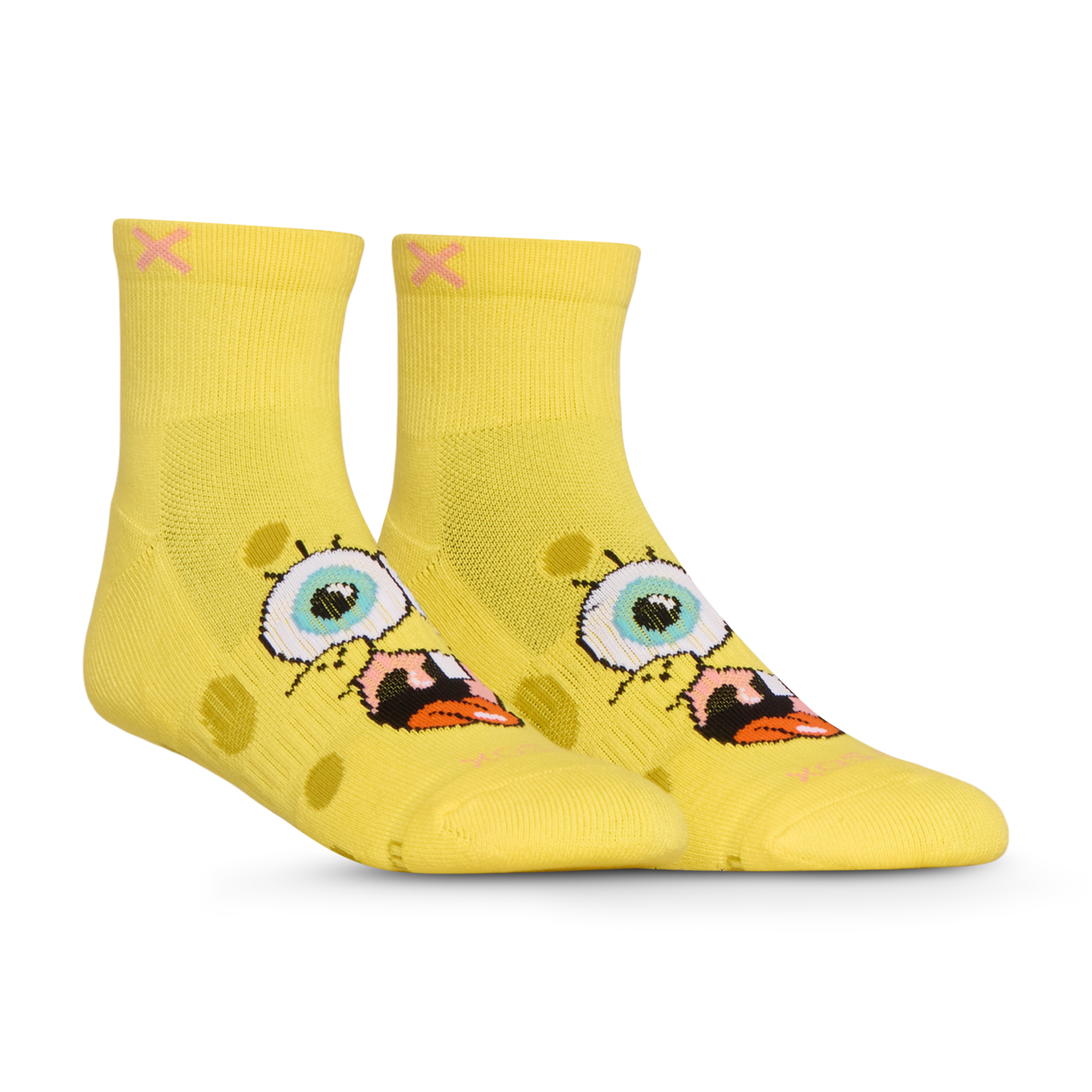 Spongebob Quarter Socks