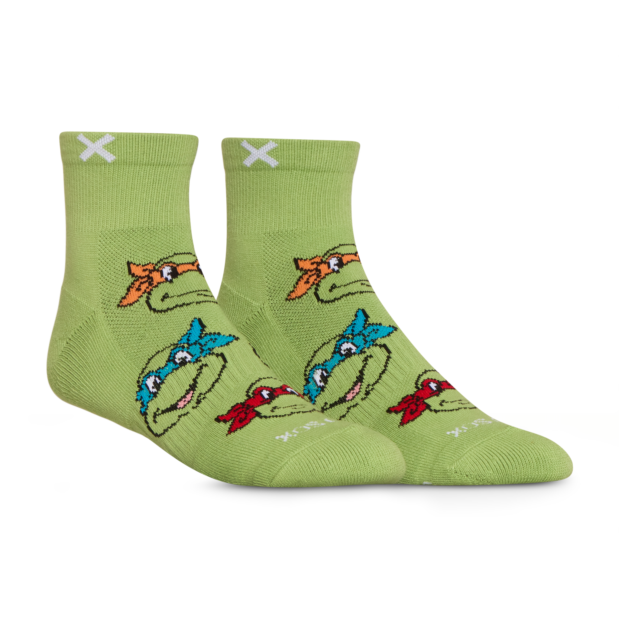 TMNT Classic Quarter Socks