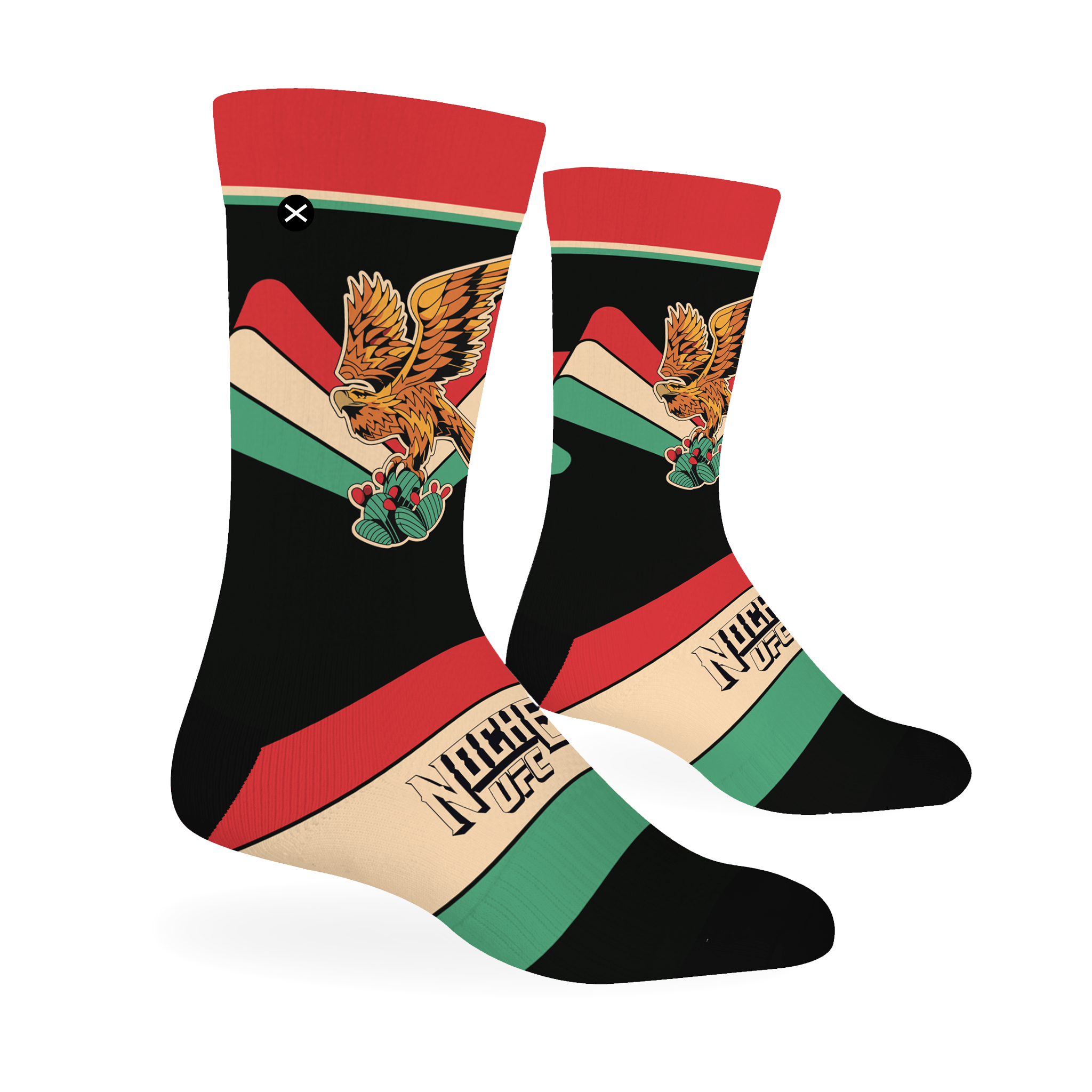 Noche UFC El Aguilla Men's Crew Socks