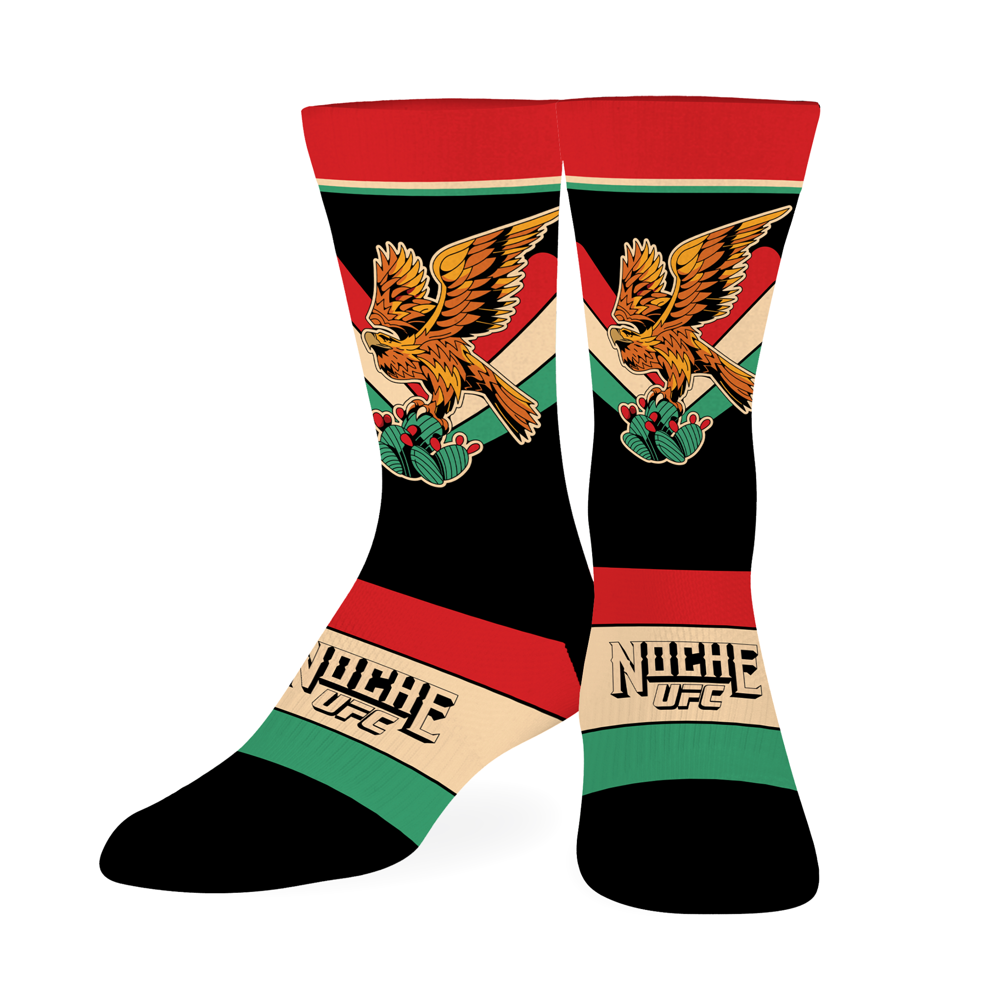 Noche UFC El Aguilla Men's Crew Socks