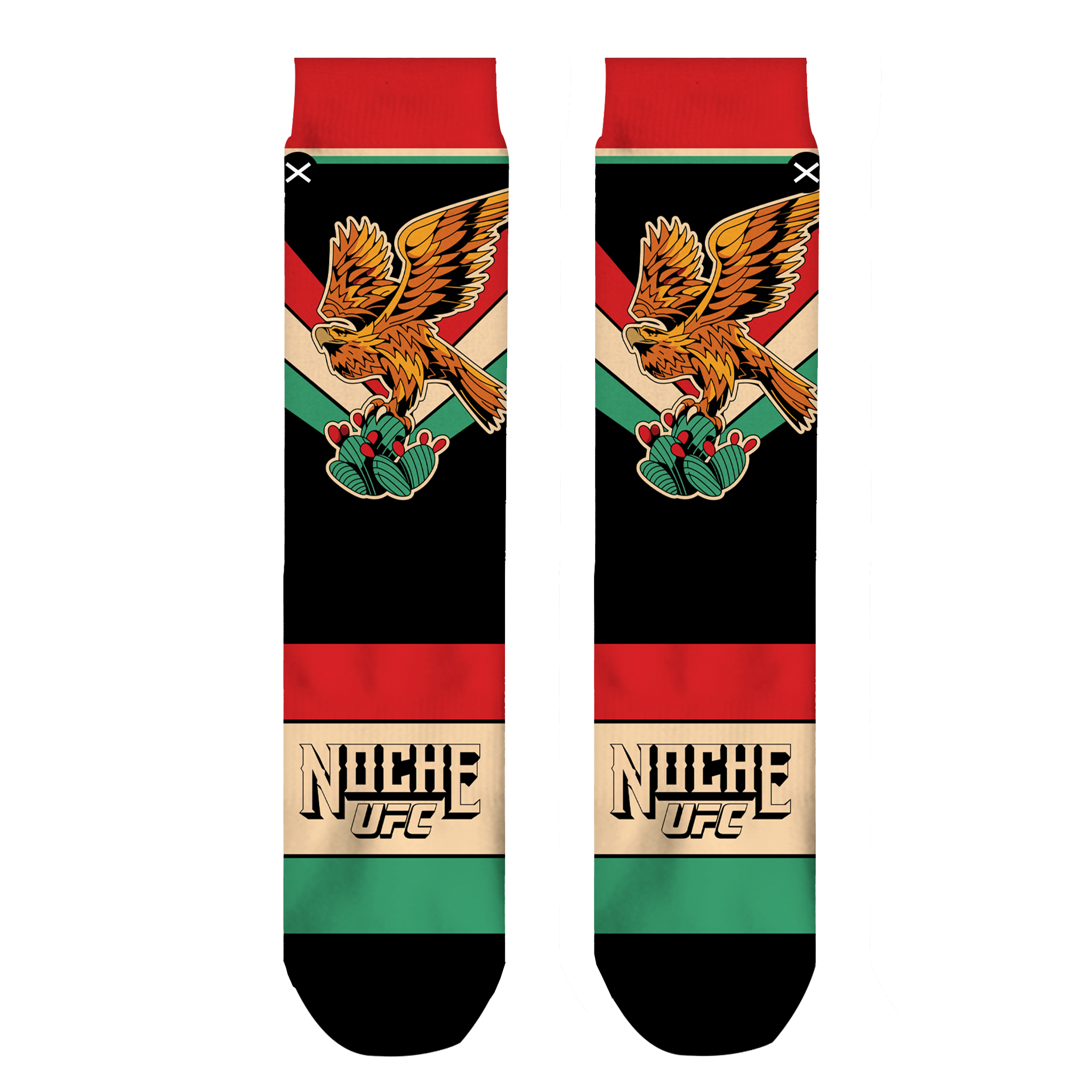 Noche UFC El Aguilla Men's Crew Socks