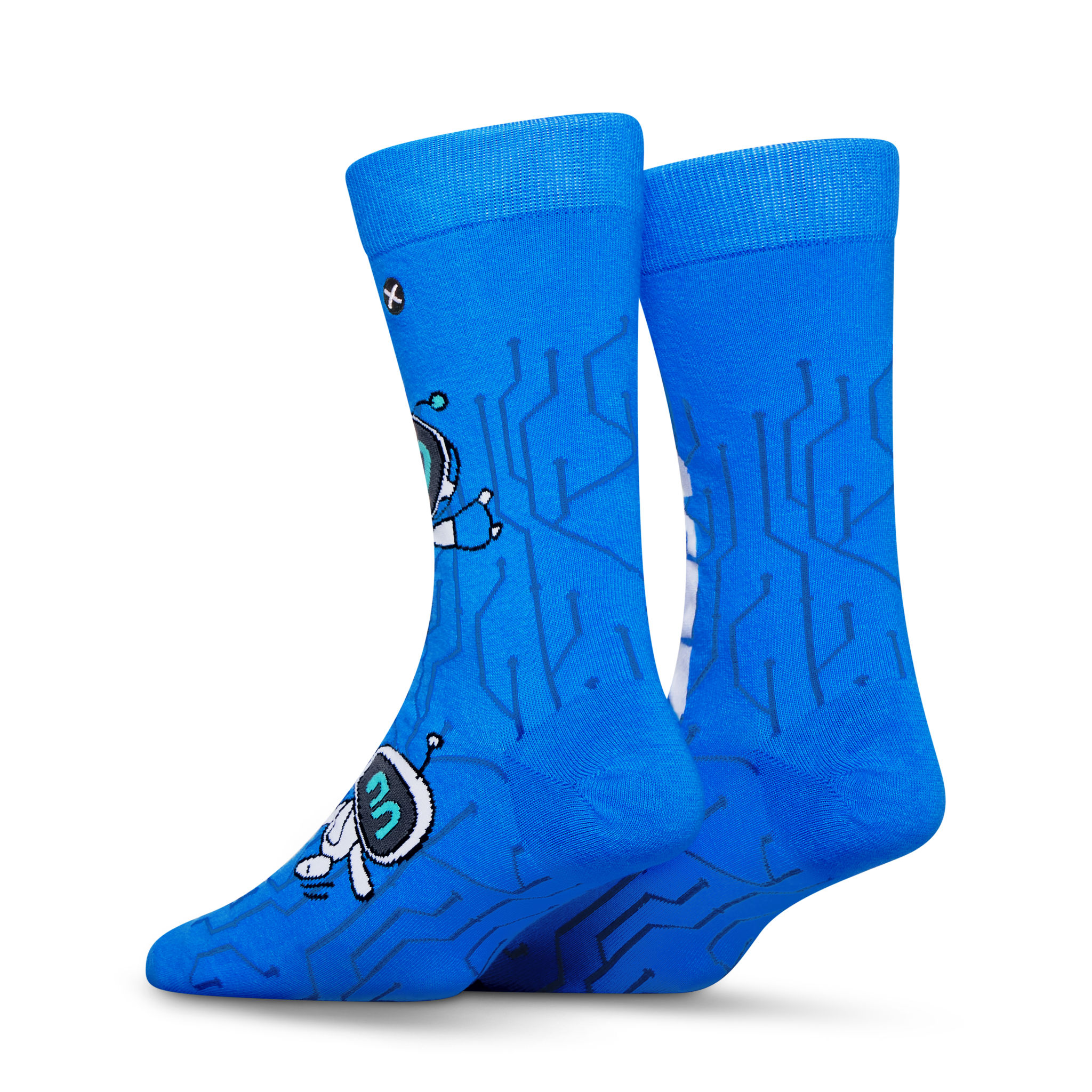 Astro Bot Split Crew Socks