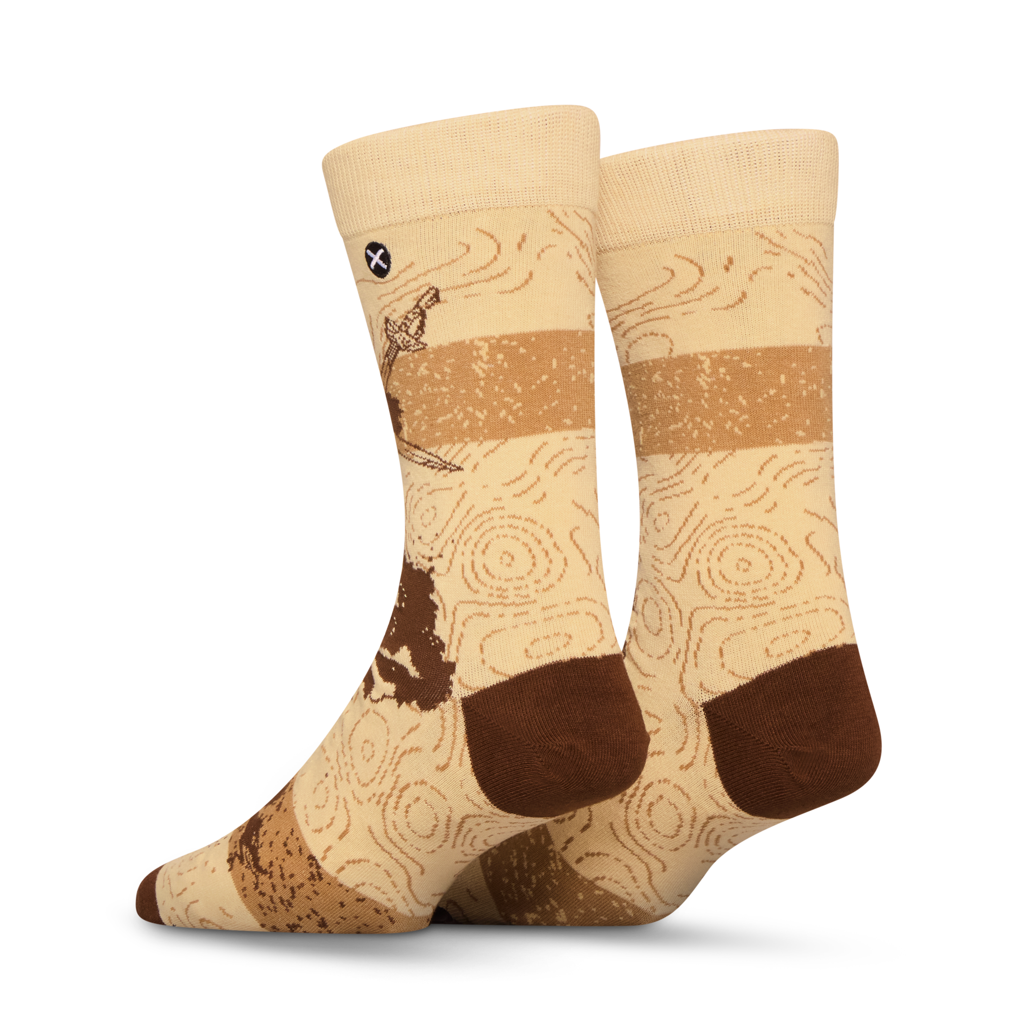 Uncharted Split Crew Socks