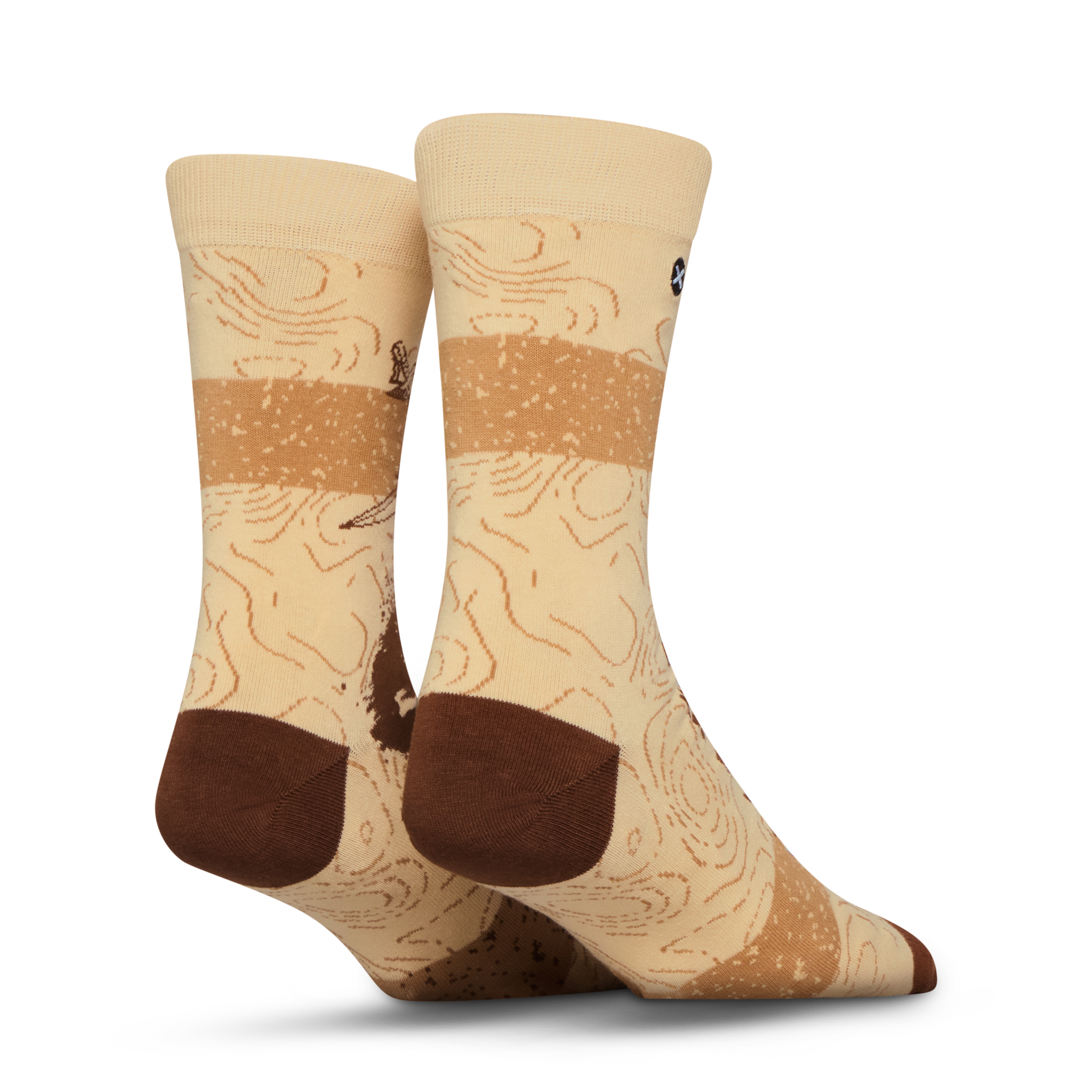 Uncharted Split Crew Socks