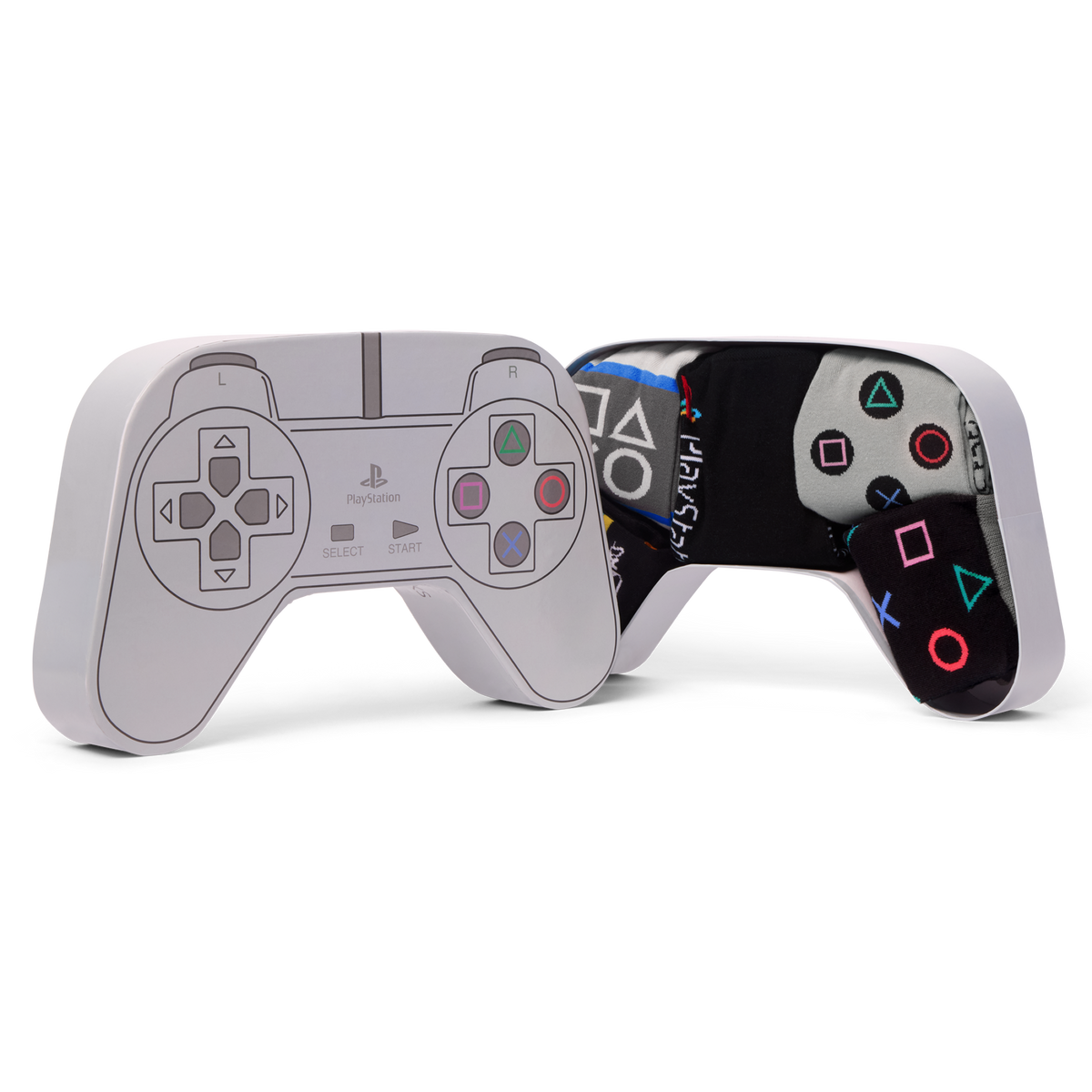 PlayStation Controller 5-Pack Crew Socks Gift Set