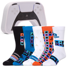 PlayStation Controller 5-Pack Crew Socks Gift Set