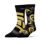 UFC Split Gold & Black Crew Socks