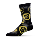 UFC Split Gold & Black Crew Socks