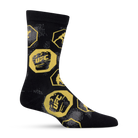 UFC Split Gold & Black Crew Socks