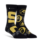 UFC Split Gold & Black Crew Socks