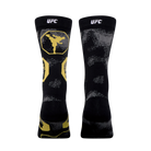 UFC Split Gold & Black Crew Socks