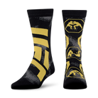 UFC Split Gold & Black Crew Socks