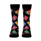 Uno Cards Crew Socks