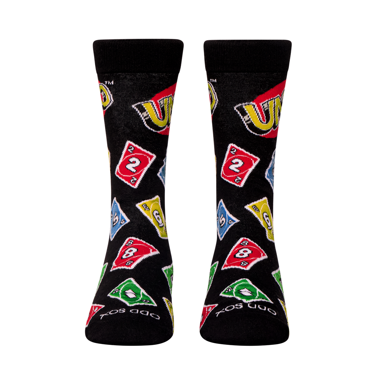 Uno Cards Crew Socks