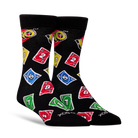 Uno Cards Crew Socks