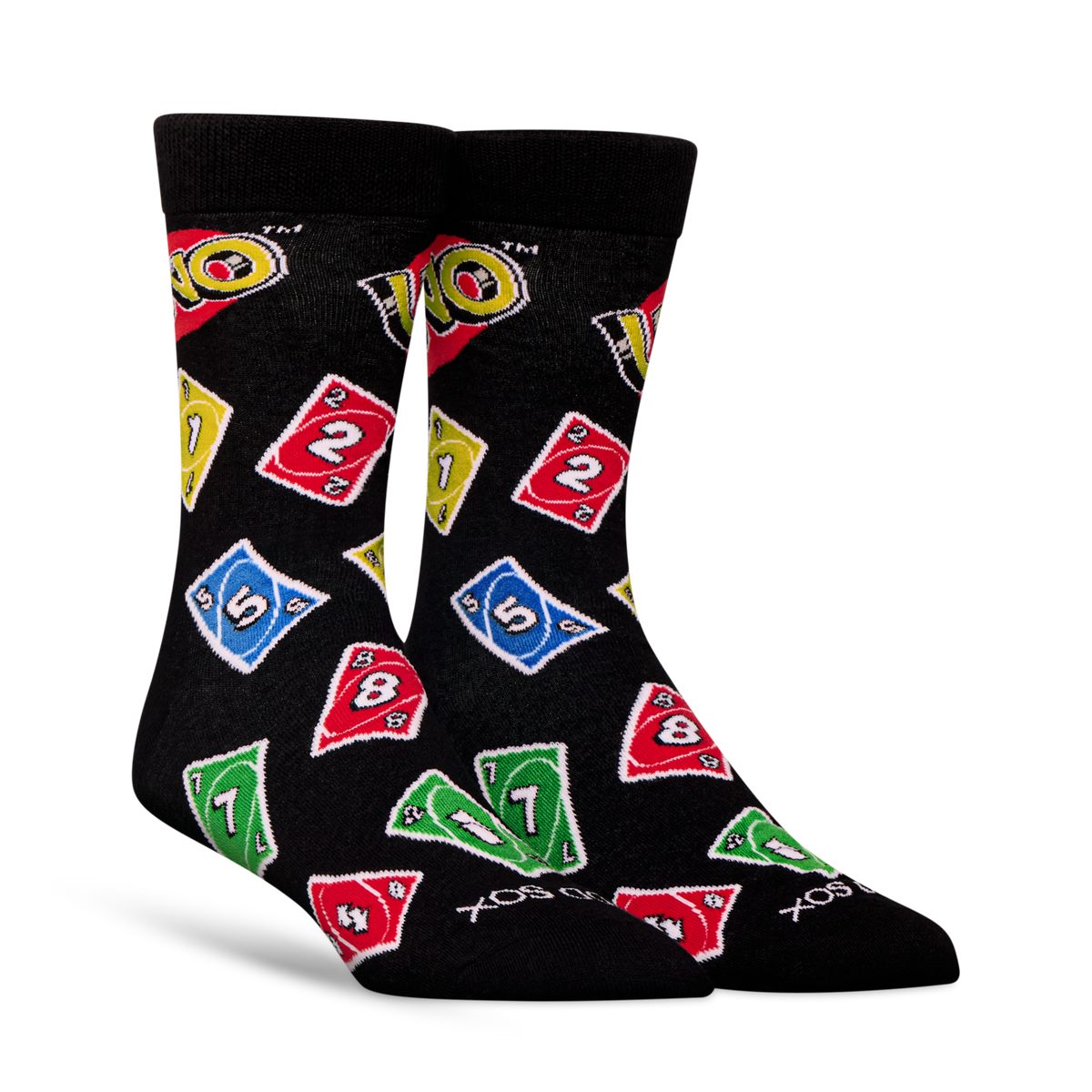 Uno Cards Crew Socks